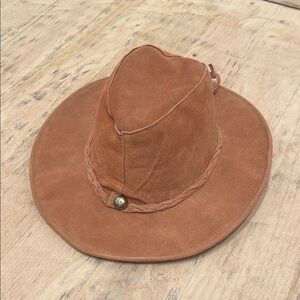 Brown Suede Hat